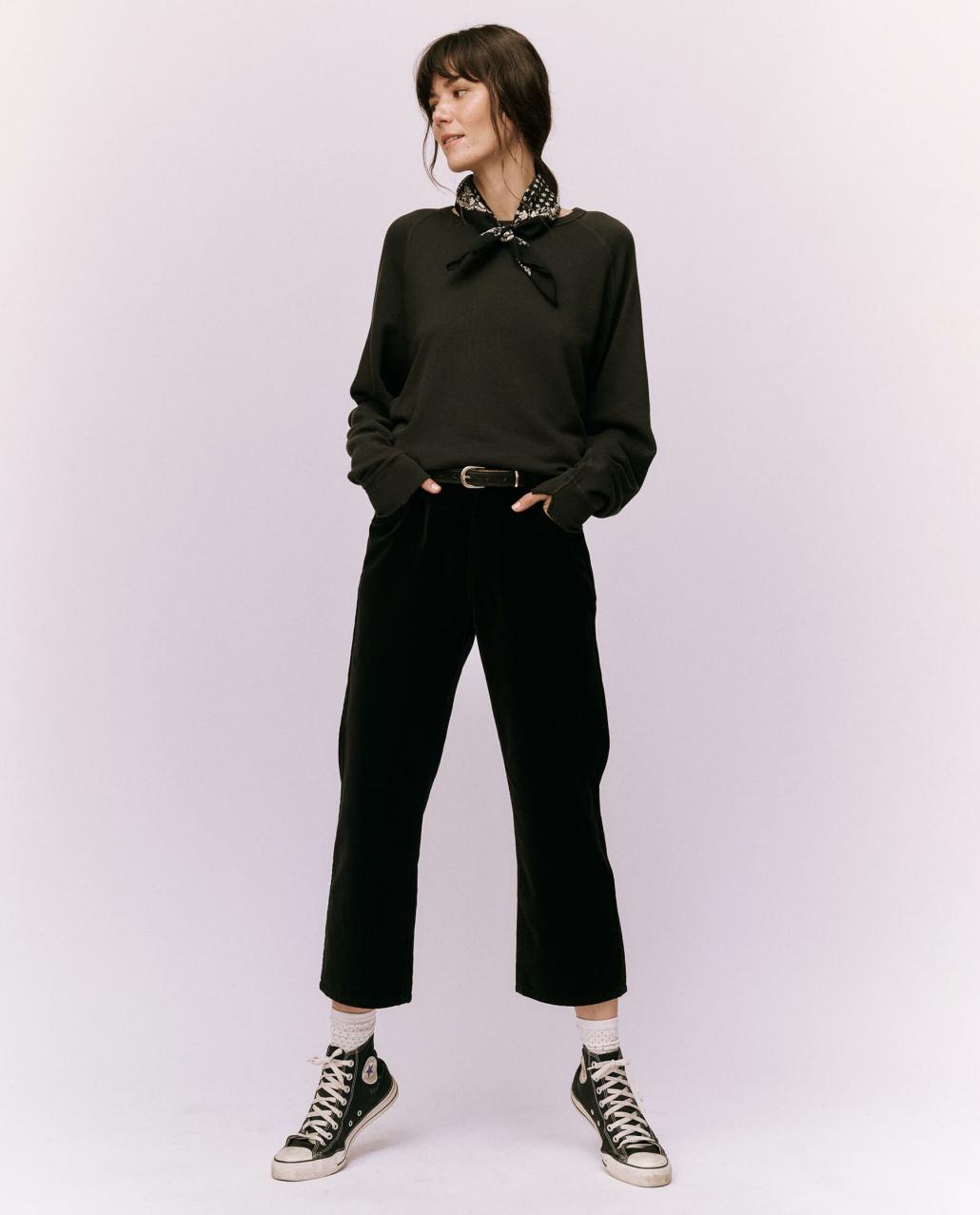 The Great. Pants | The Velvet Wayne Jean. Black - Women