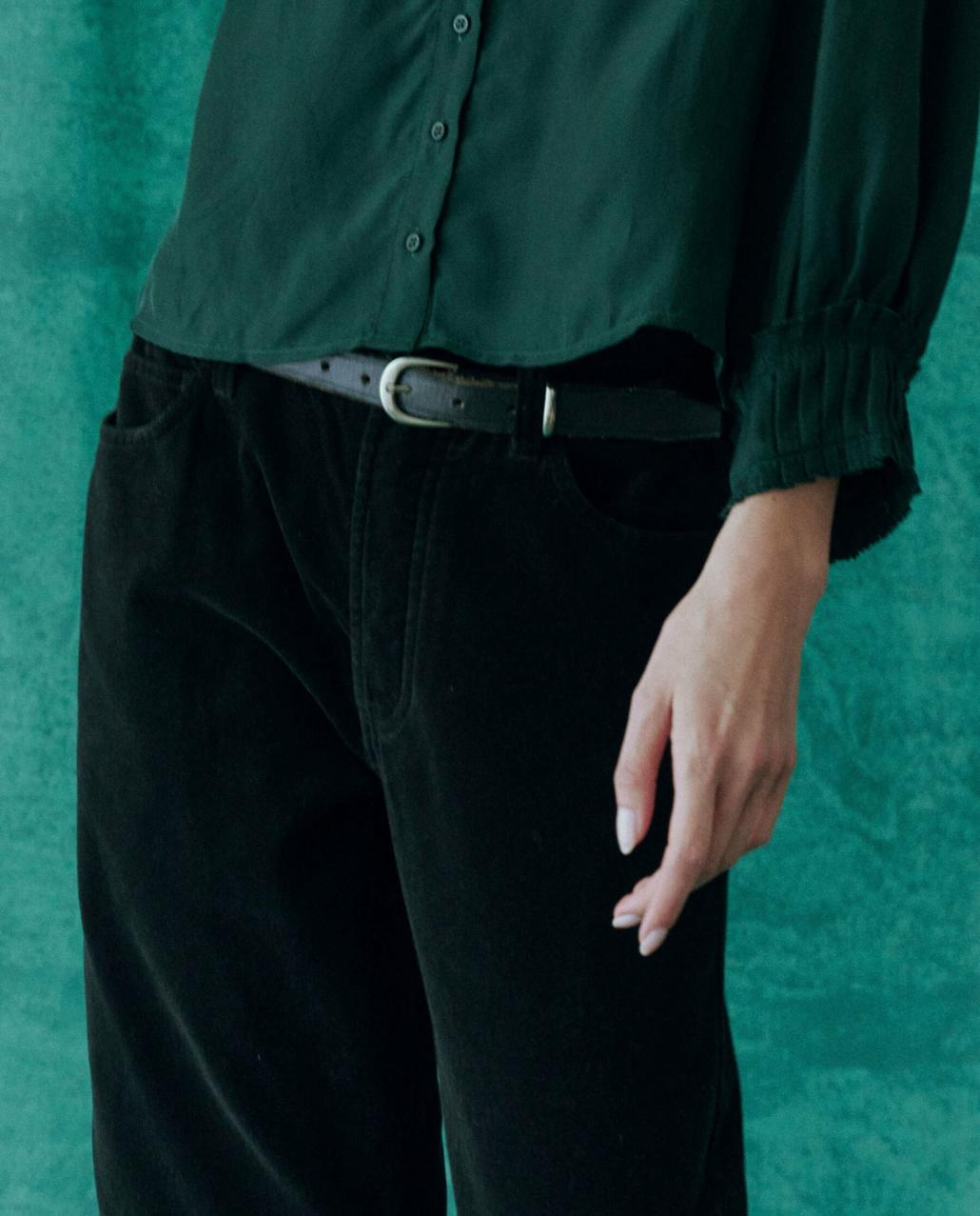 The Great. Pants | The Velvet Wayne Jean. Black - Women