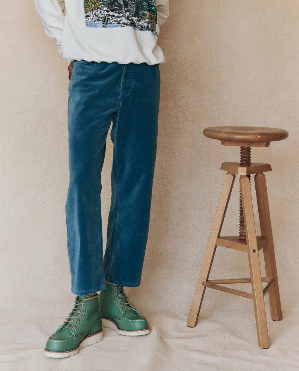 The Great. Pants | The Velvet Wayne Jean. Blue Jewel - Women