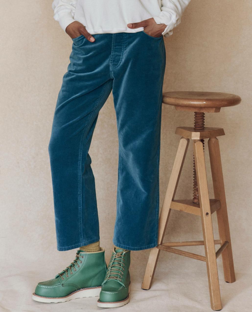 The Great. Pants | The Velvet Wayne Jean. Blue Jewel - Women