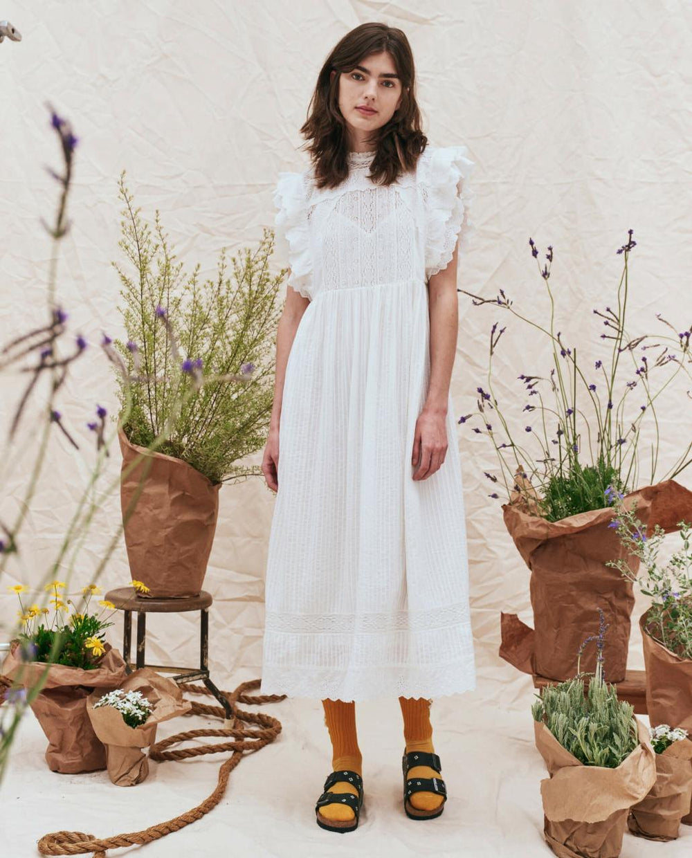 The Great. Shoes | BIRKENSTOCK Arizona With Hand Painted Tooled Daisy. Black Oiled Lea - Women