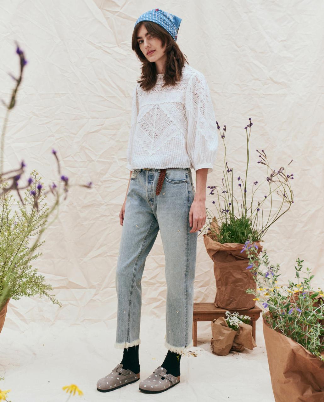 The Great. Shoes | BIRKENSTOCK Boston With Hand Painted Tooled Daisy. Iron Oiled Leath - Women