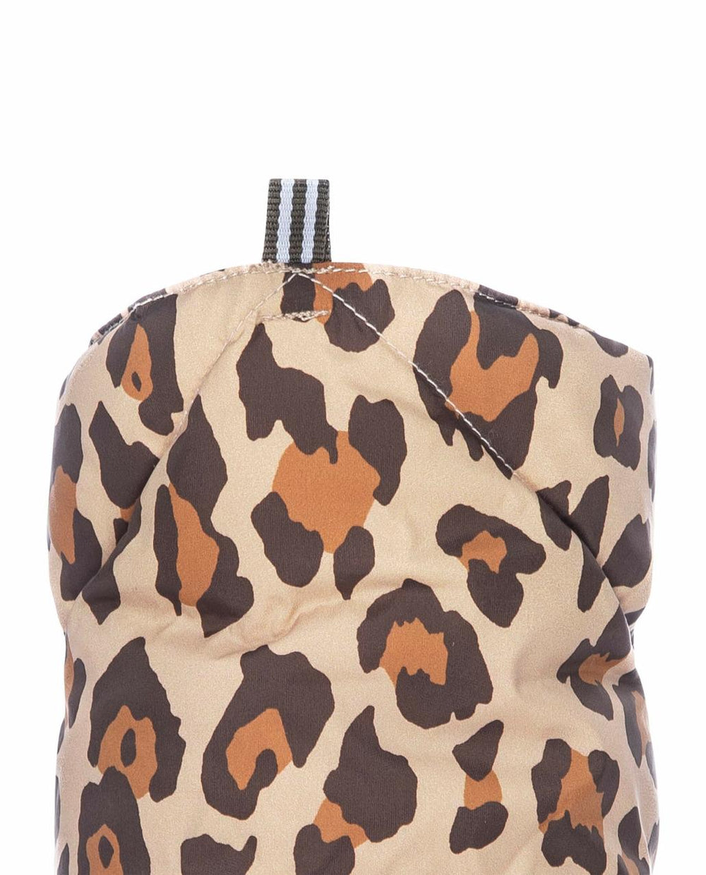 The Great. Shoes | The Down Quilted Puffer Slipper. Snow Leopard - Women