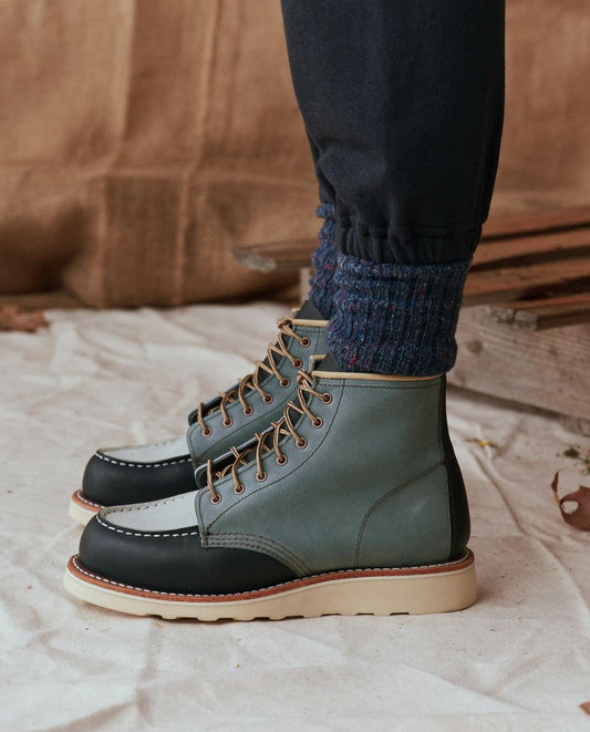 The Great. Shoes | The Red Wing Heritage Boot. Indigo Colorblock - Women
