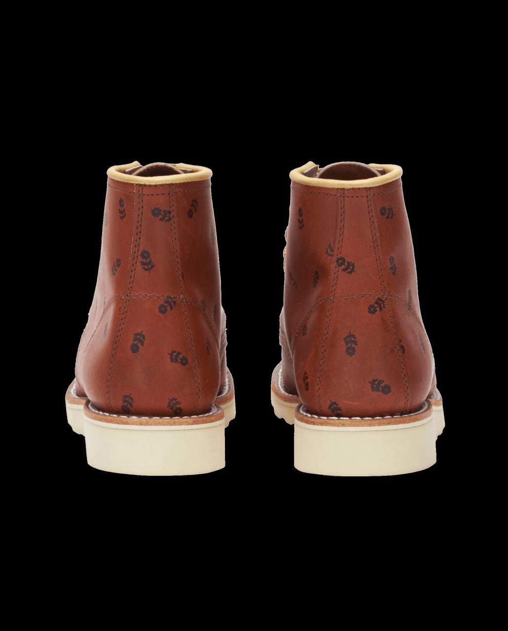 The Great. Shoes | The Red Wing Heritage Boot. Oro Legacy Embossed Floral - Women