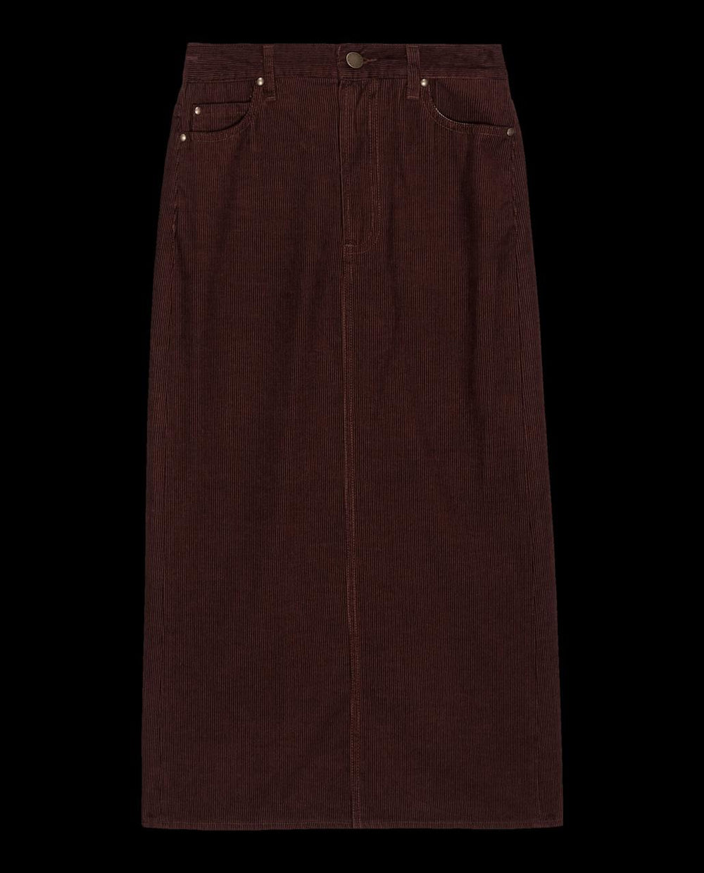 The Great. Skirts &amp; Shorts | The Column Skirt. Cord Cinnabar - Women