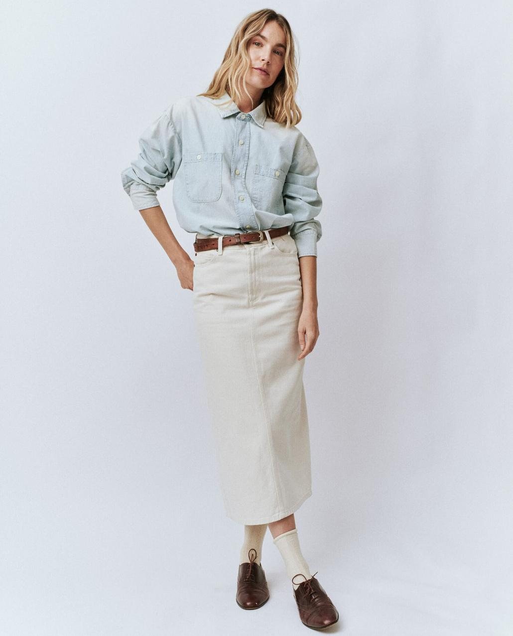 The Great. Skirts &amp; Shorts | The Column Skirt. Natural - Women