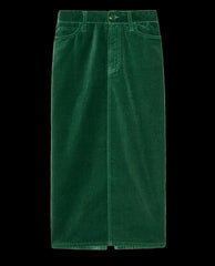 The Great. Skirts &amp; Shorts | The Velvet Column Skirt. Emerald - Women