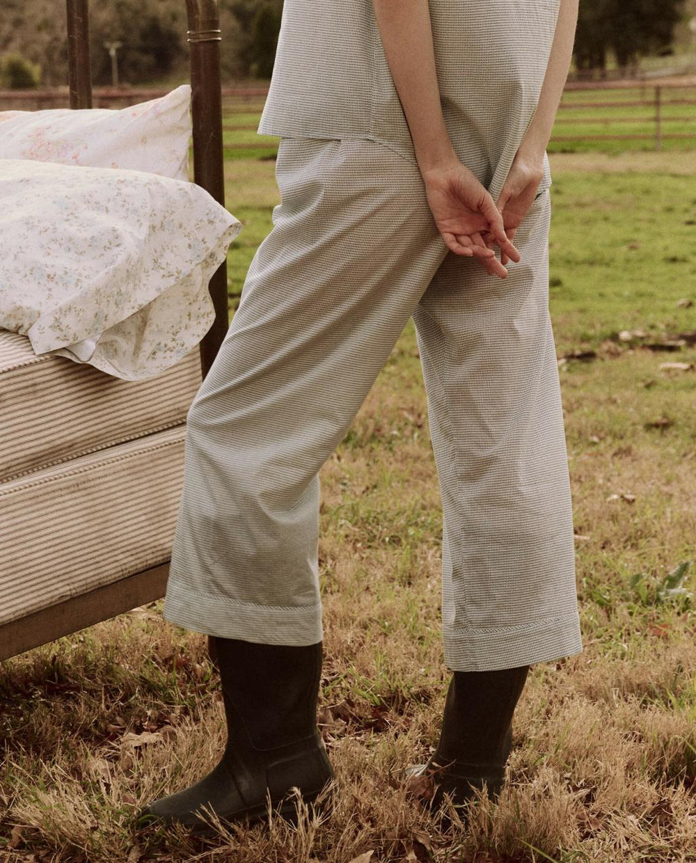 The Great. Sleep Bottoms | The Easy Sleep Pant. Blue Star Print - Women