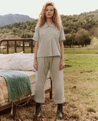 The Great. Sleep Bottoms | The Easy Sleep Pant. Blue Star Print - Women