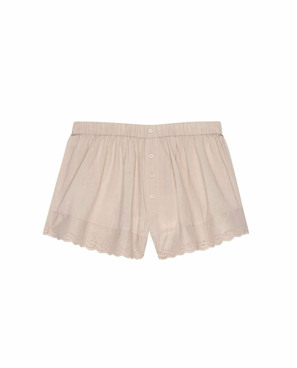 The Great. Sleep Bottoms | The Eyelet Tap Short. Soft Rosette - Women