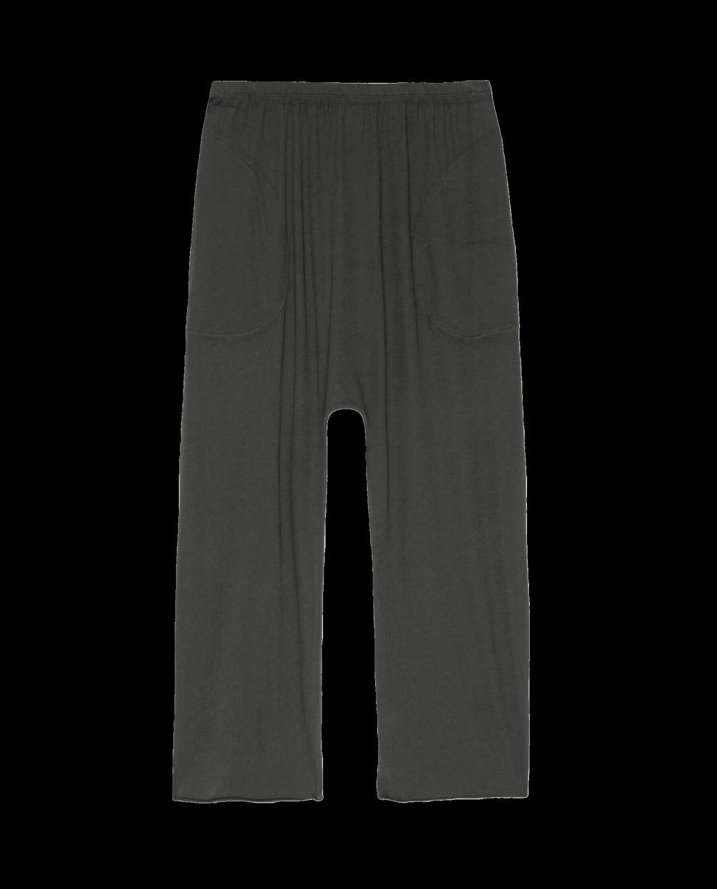 The Great. Sleep Bottoms | The Lounge Crop. Washed Black - Women