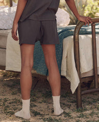 The Great. Sleep Bottoms | The Lounge Short. Washed Black - Women