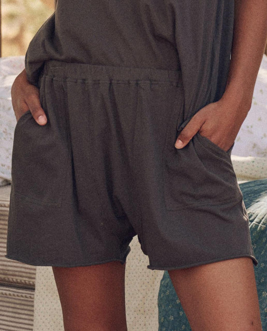 The Great. Sleep Bottoms | The Lounge Short. Washed Black - Women