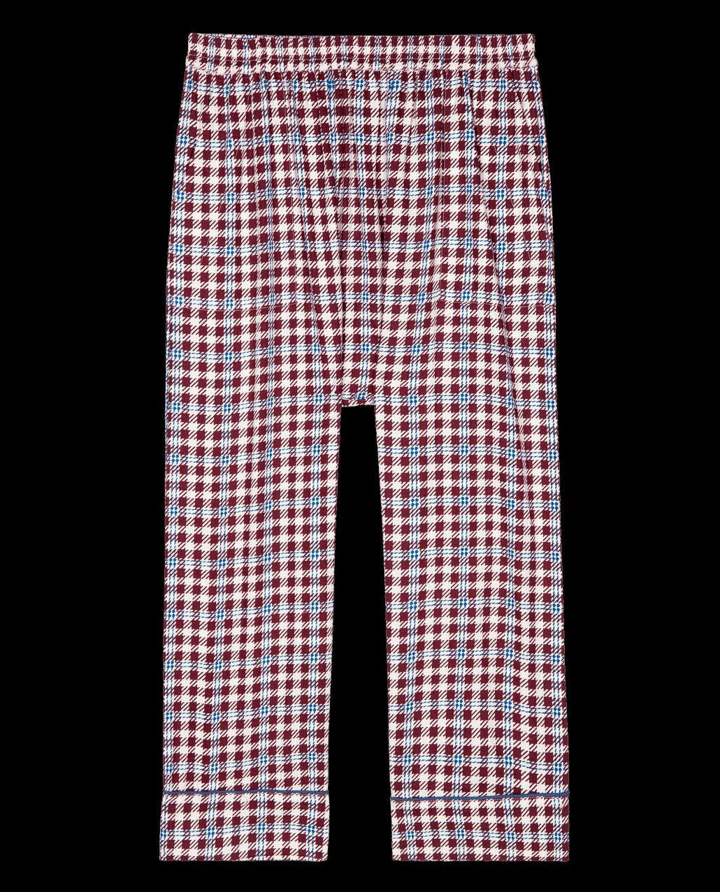 The Great. Sleep Bottoms | The Pajama Pant. Bordeaux Plaid - Women
