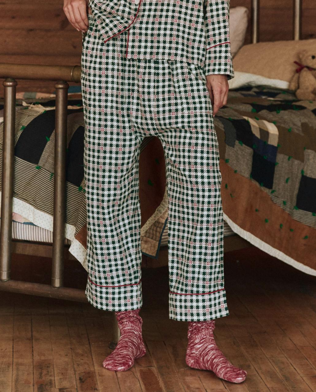 The Great. Sleep Bottoms | The Pajama Pant. Winter Pine Plaid - Women