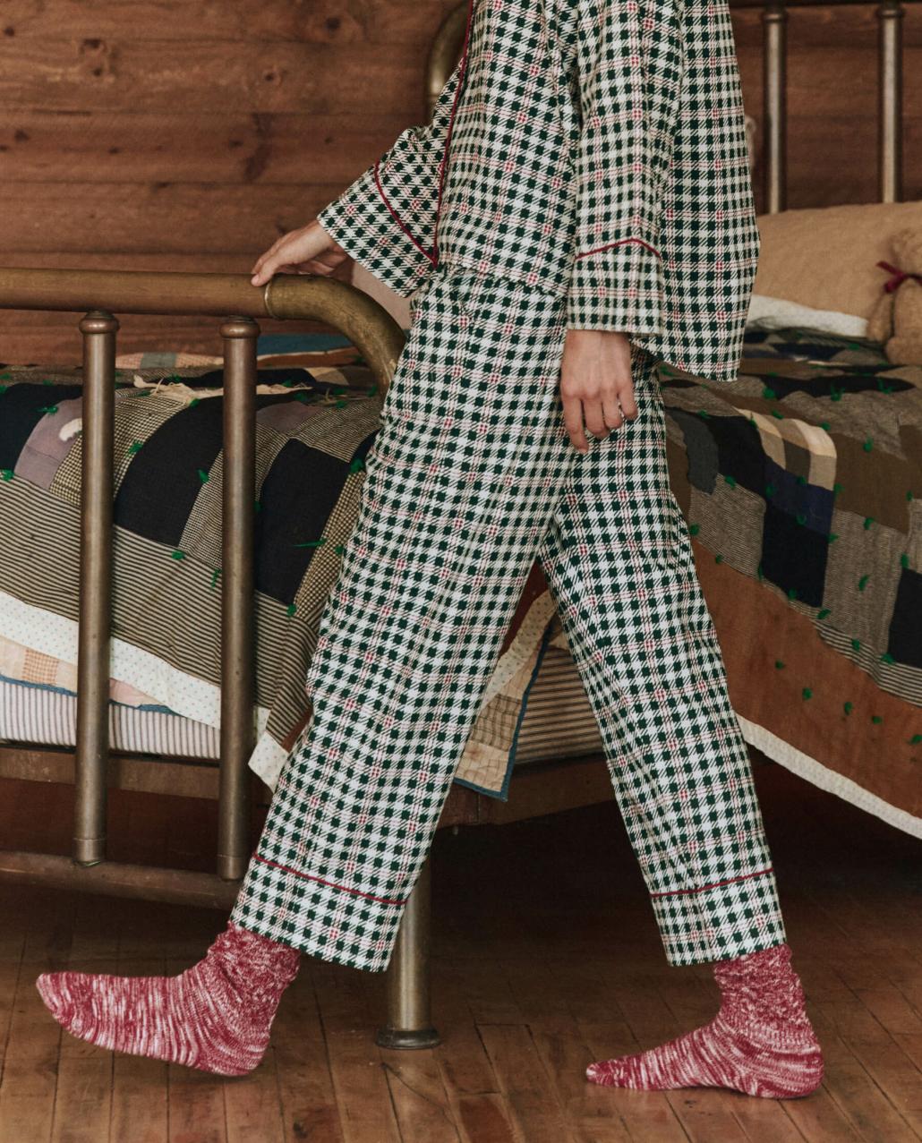 The Great. Sleep Bottoms | The Pajama Pant. Winter Pine Plaid - Women