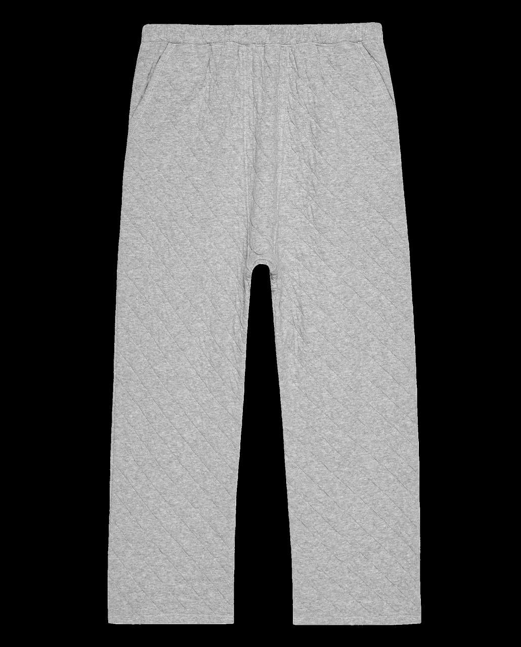 The Great. Sleep Bottoms | The Quilted Pajama Pant. Heather Grey - Women