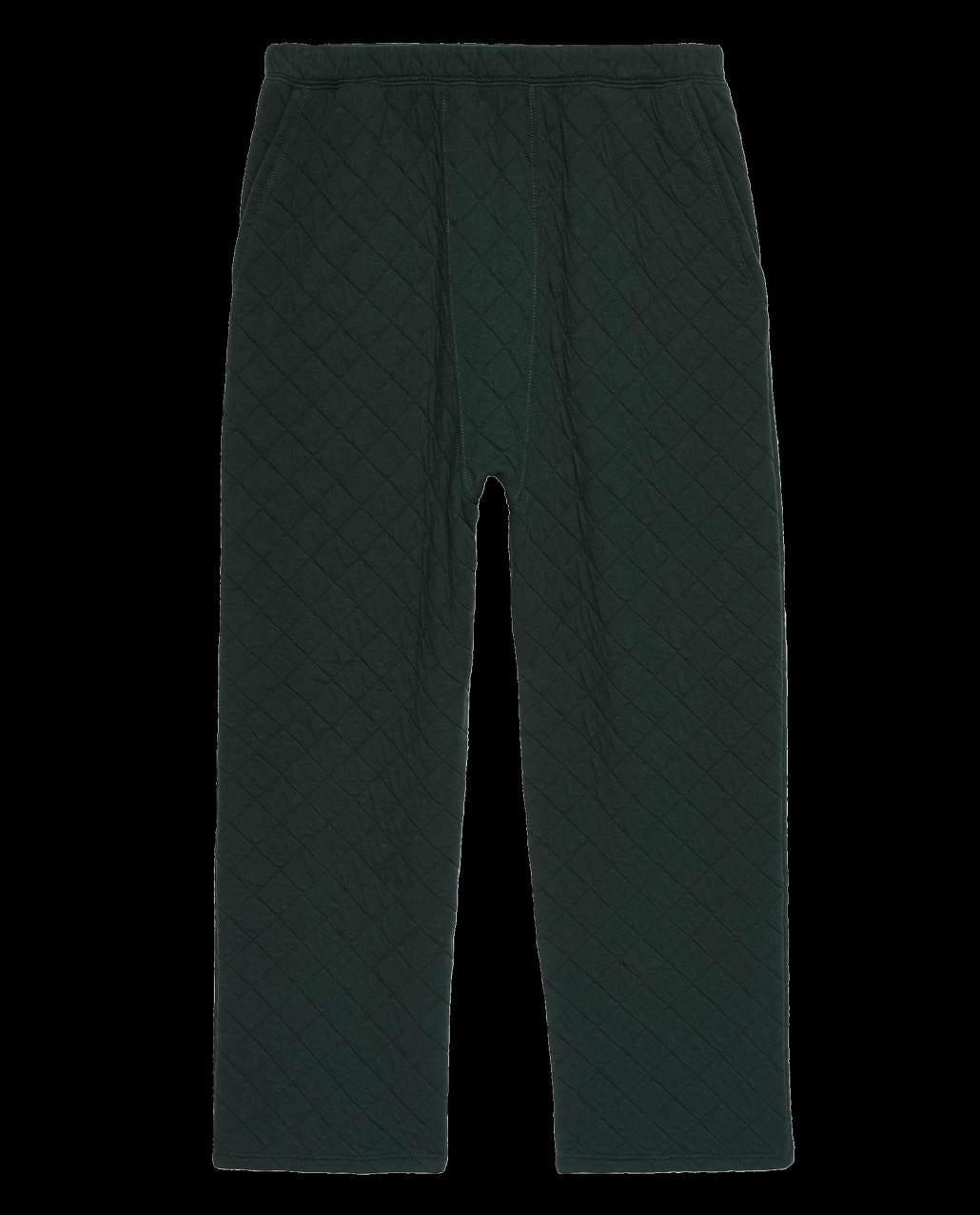 The Great. Sleep Bottoms | The Quilted Pajama Pant. Pine - Women