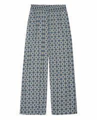 The Great. Sleep Bottoms | The Smocked Sleep Pant. Geo Medallion Print - Women