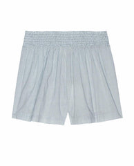 The Great. Sleep Bottoms | The Smocked Sleep Short. Blue Star Print - Women