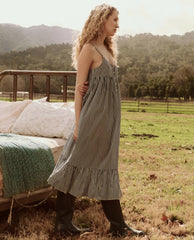 The Great. Sleep Dresses | The Ruffle Tank Night Dress. Horizon Stripe - Women
