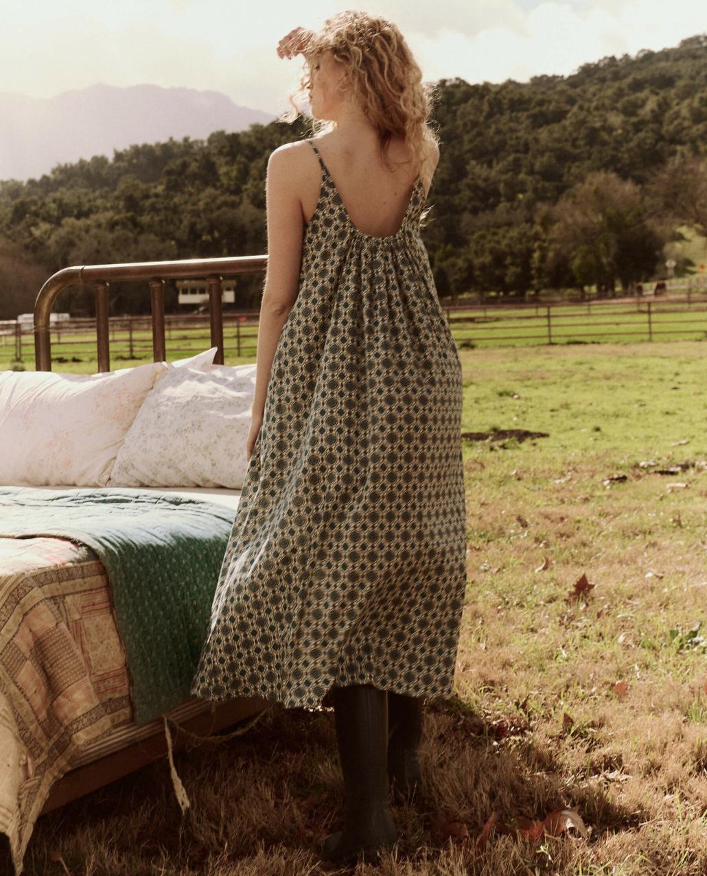 The Great. Sleep Dresses | The Slip Sleep Dress. Geo Medallion Print - Women