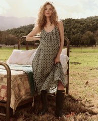 The Great. Sleep Dresses | The Slip Sleep Dress. Geo Medallion Print - Women
