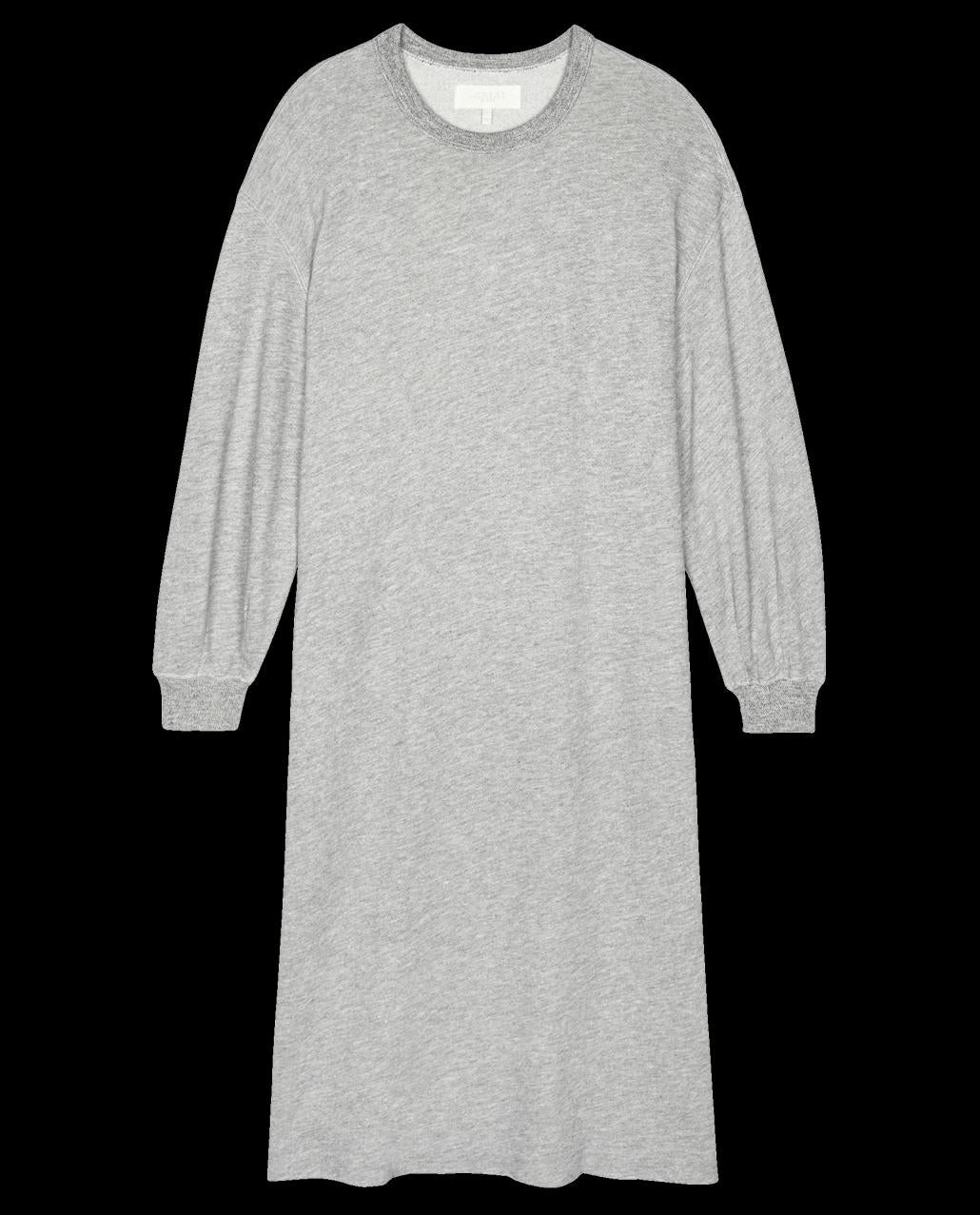 The Great. Sleep Dresses | The Sweatshirt Dress. Light Heather Grey - Women