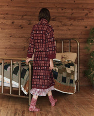 The Great. Sleep Robes | The Plush Fleece Robe. Fireside Plaid - Women