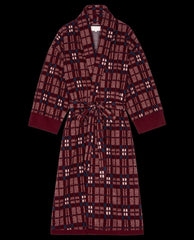 The Great. Sleep Robes | The Plush Fleece Robe. Fireside Plaid - Women