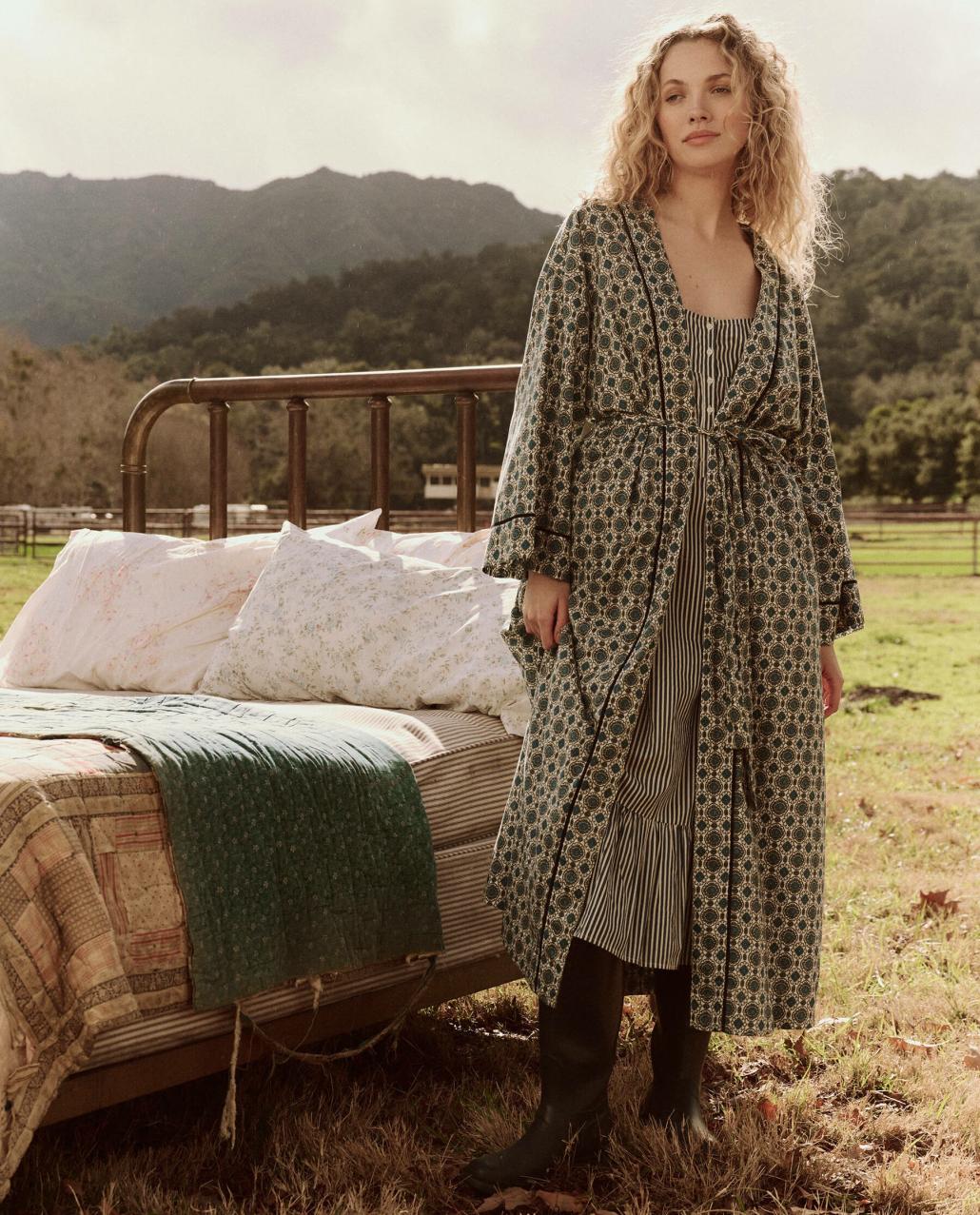 The Great. Sleep Robes | The Robe. Geo Medallion Print - Women