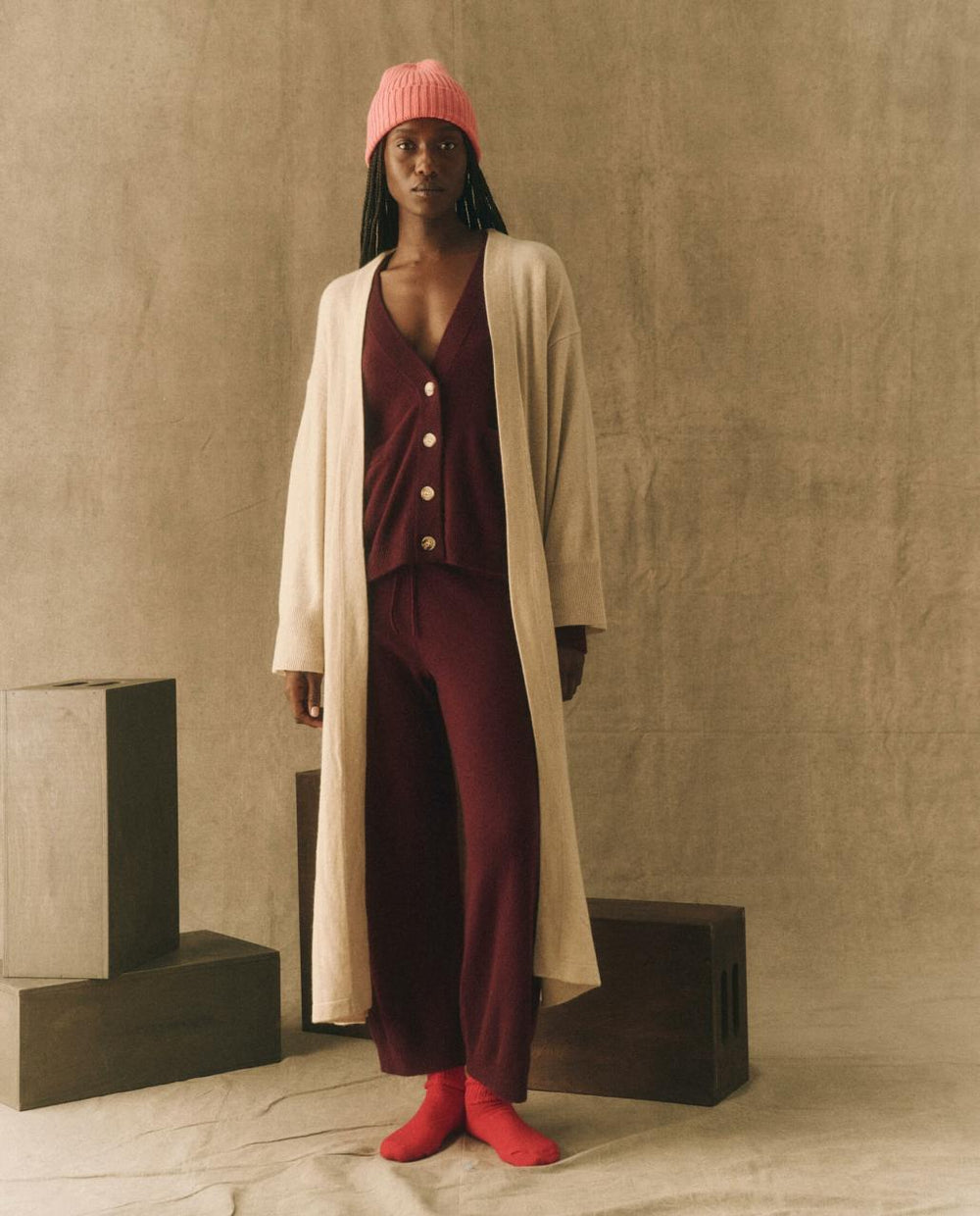 The Great. Sleep Robes | The Sweater Robe. Oat - Women