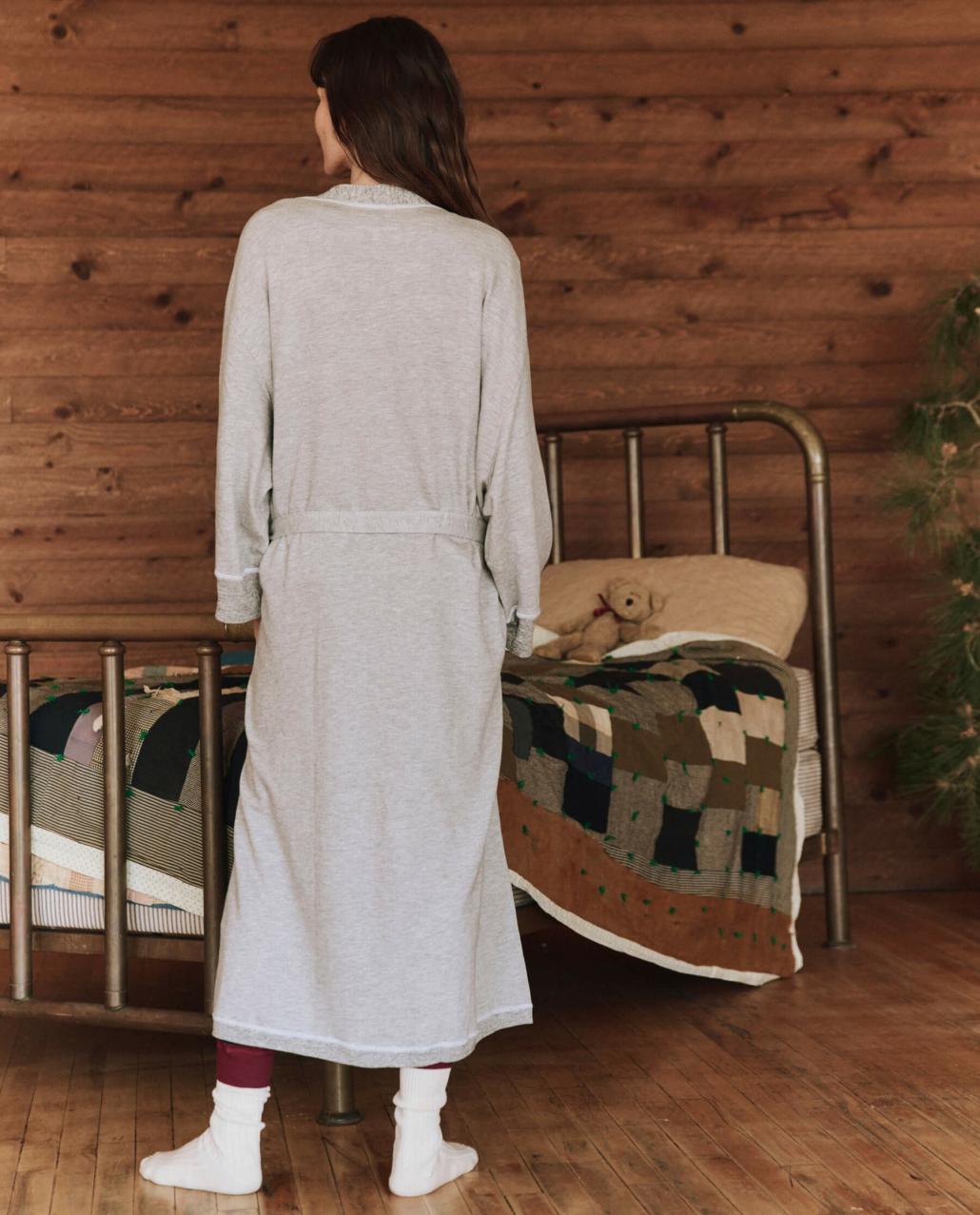 The Great. Sleep Robes | The Sweatshirt Robe. Heather Grey - Women