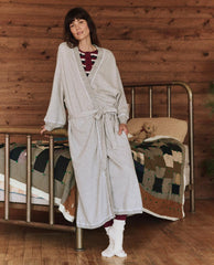 The Great. Sleep Robes | The Sweatshirt Robe. Heather Grey - Women