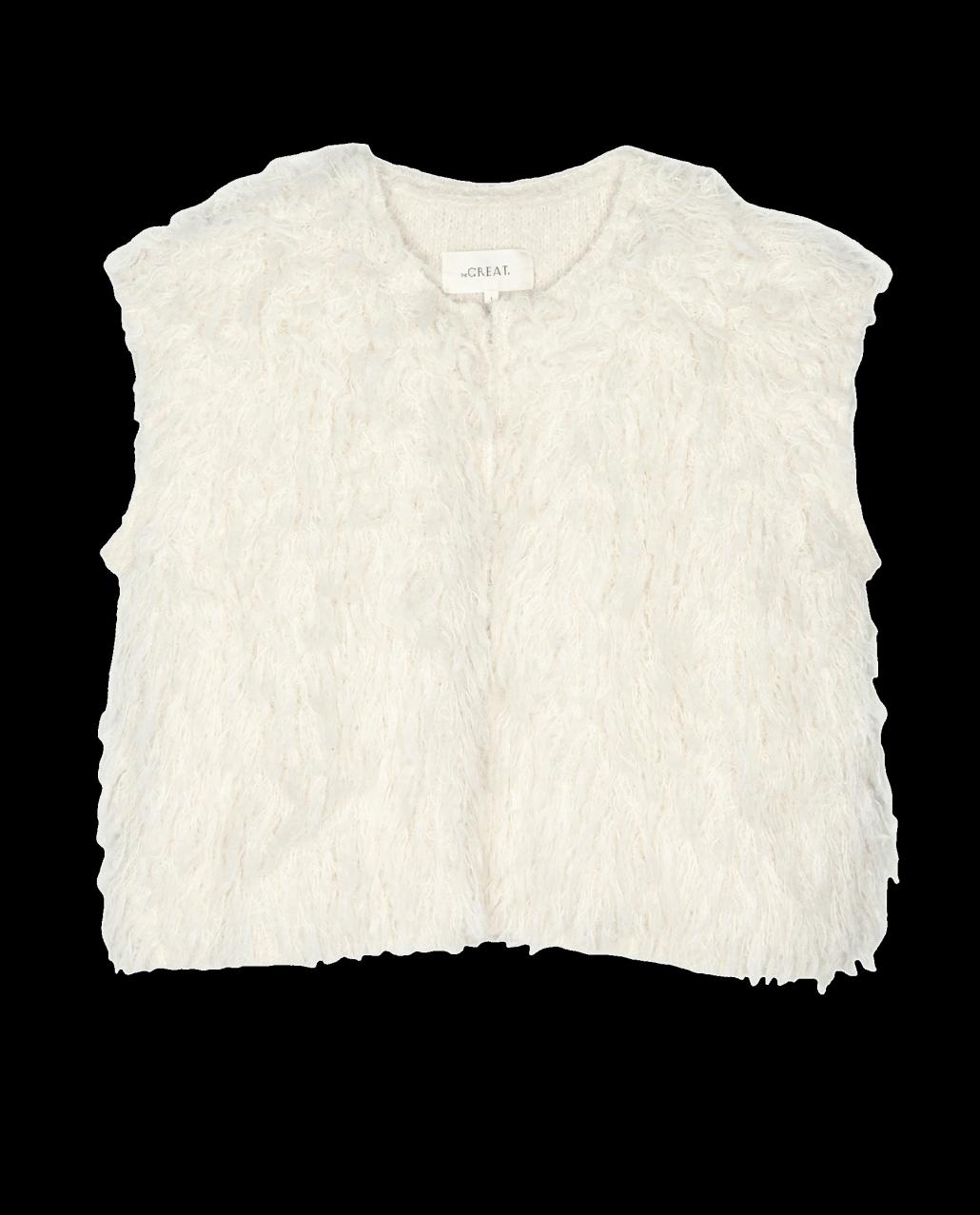 The Great. Sweaters | The Boucle Loop Vest. Soft White - Women