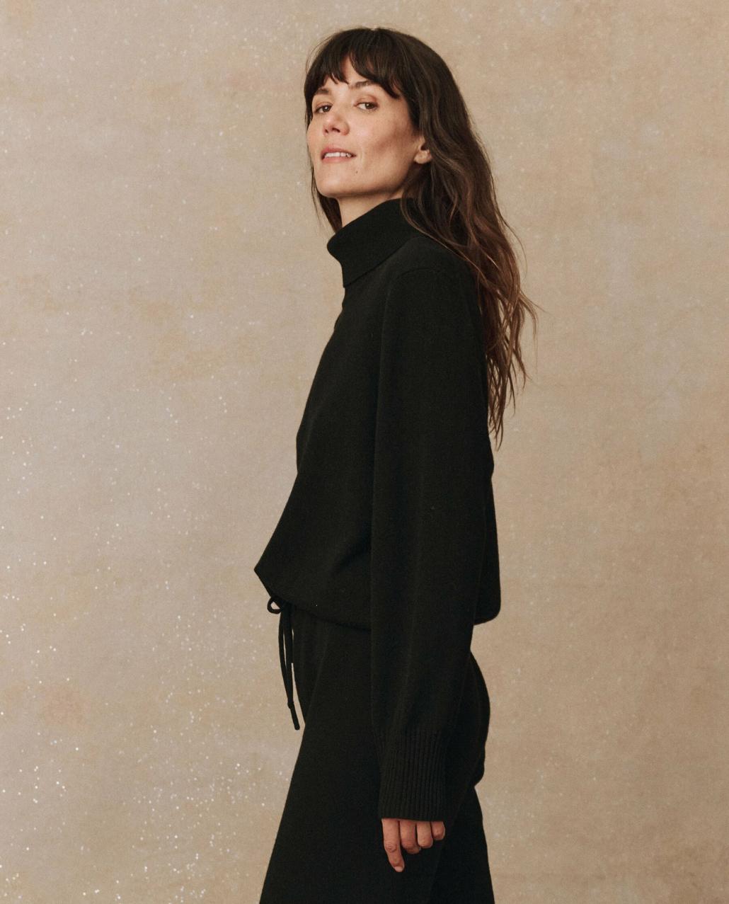 The Great. Sweaters | The Cashmere Turtleneck Sweater. Black - Women