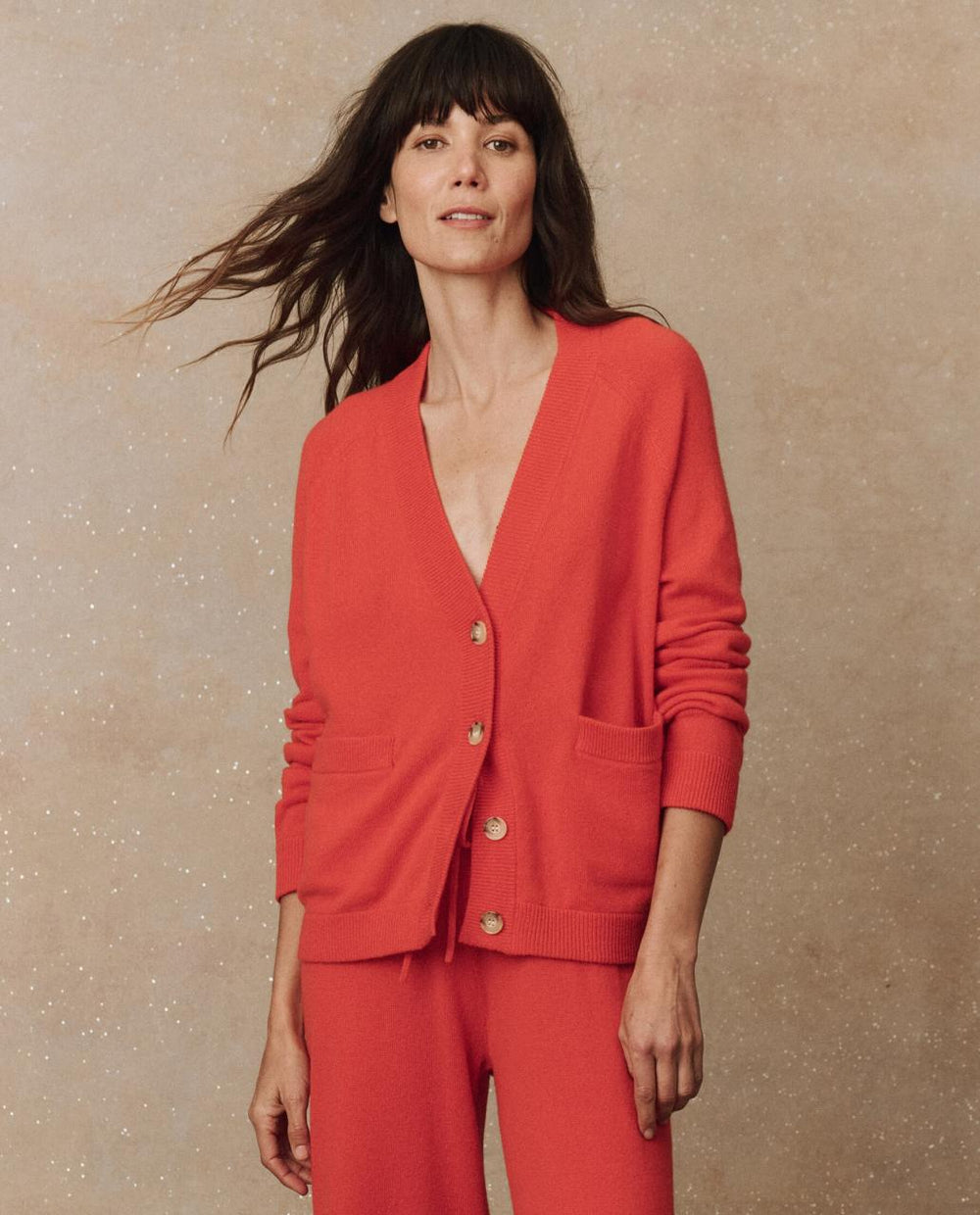 The Great. Sweaters | The Cashmere Varsity Cardigan. Ember - Women