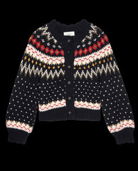 The Great. Sweaters | The Ice Rink Cardigan. Festive Fair Isle - Women