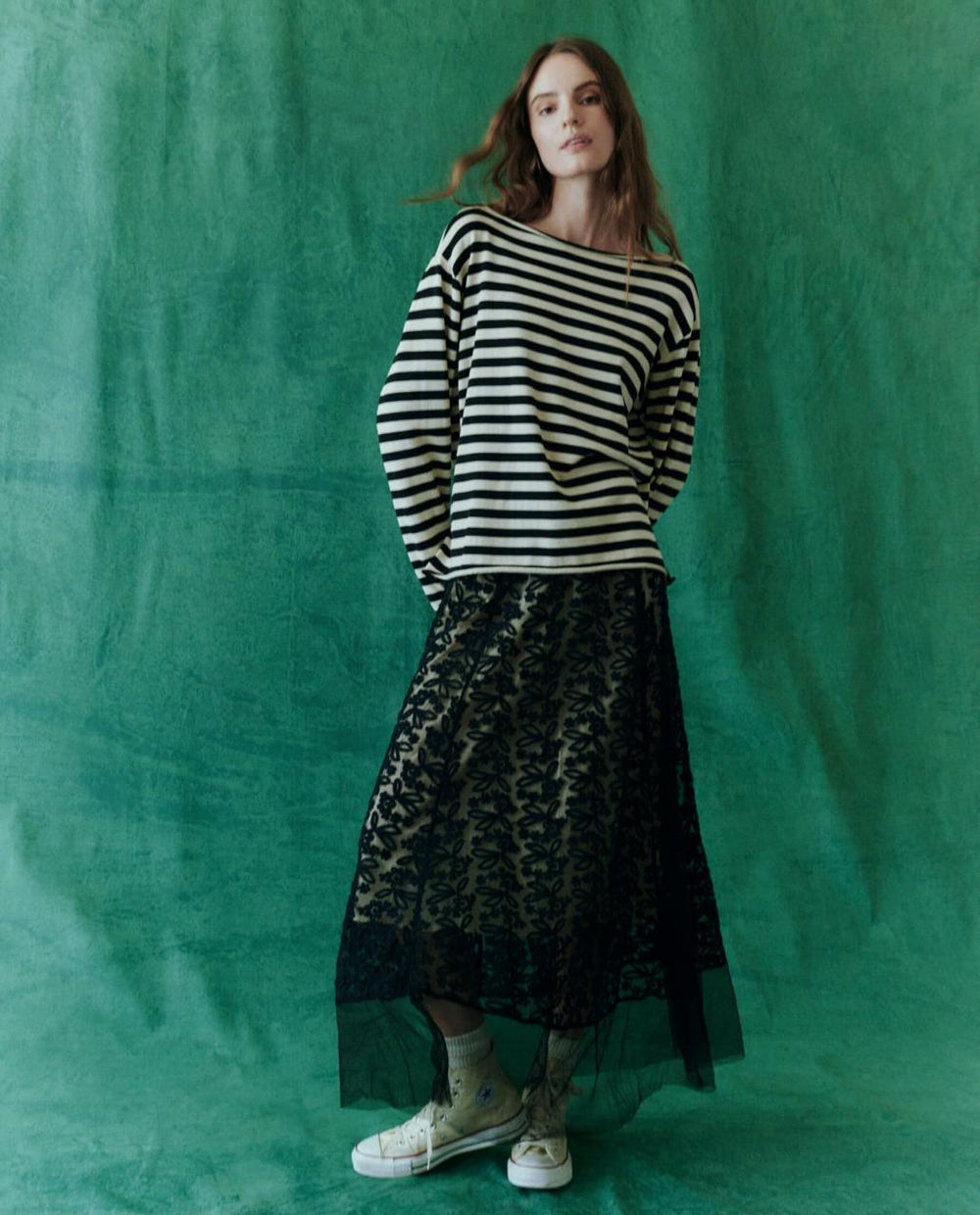 The Great. Sweaters | The Sailor Sweater. Black Stripe - Women