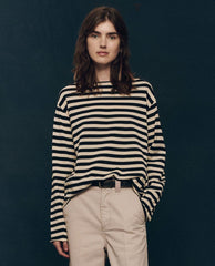 The Great. Sweaters | The Sailor Sweater. Black Stripe - Women