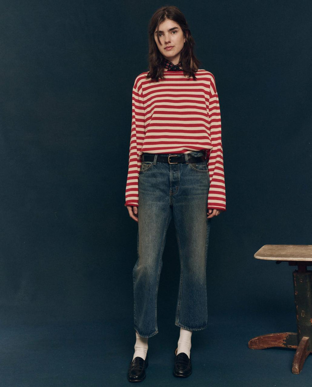 The Great. Sweaters | The Sailor Sweater. Maple Stripe - Women