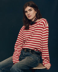 The Great. Sweaters | The Sailor Sweater. Maple Stripe - Women