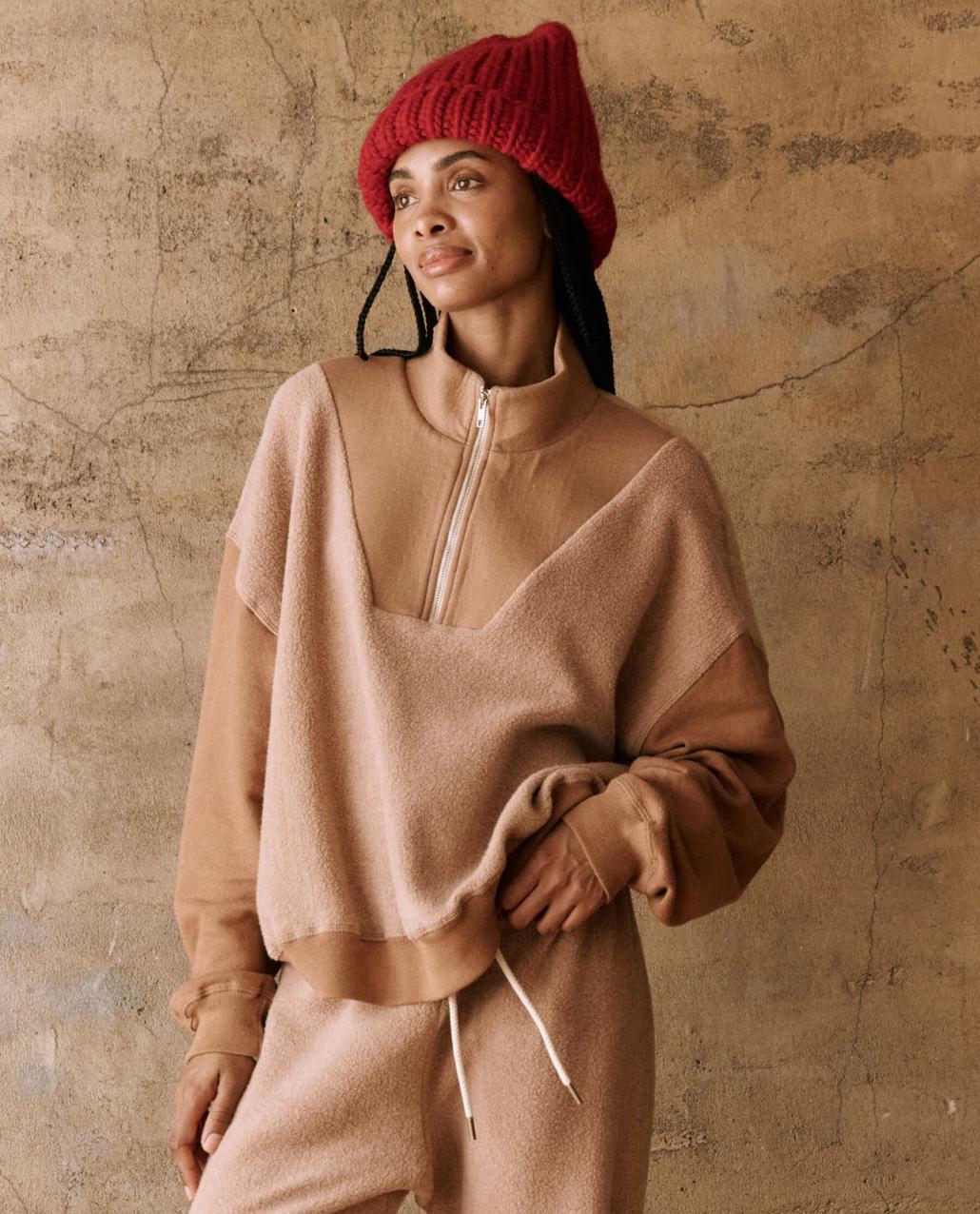 The Great. Sweaters | The Slouch Trail Sweatshirt. Fawn - Women