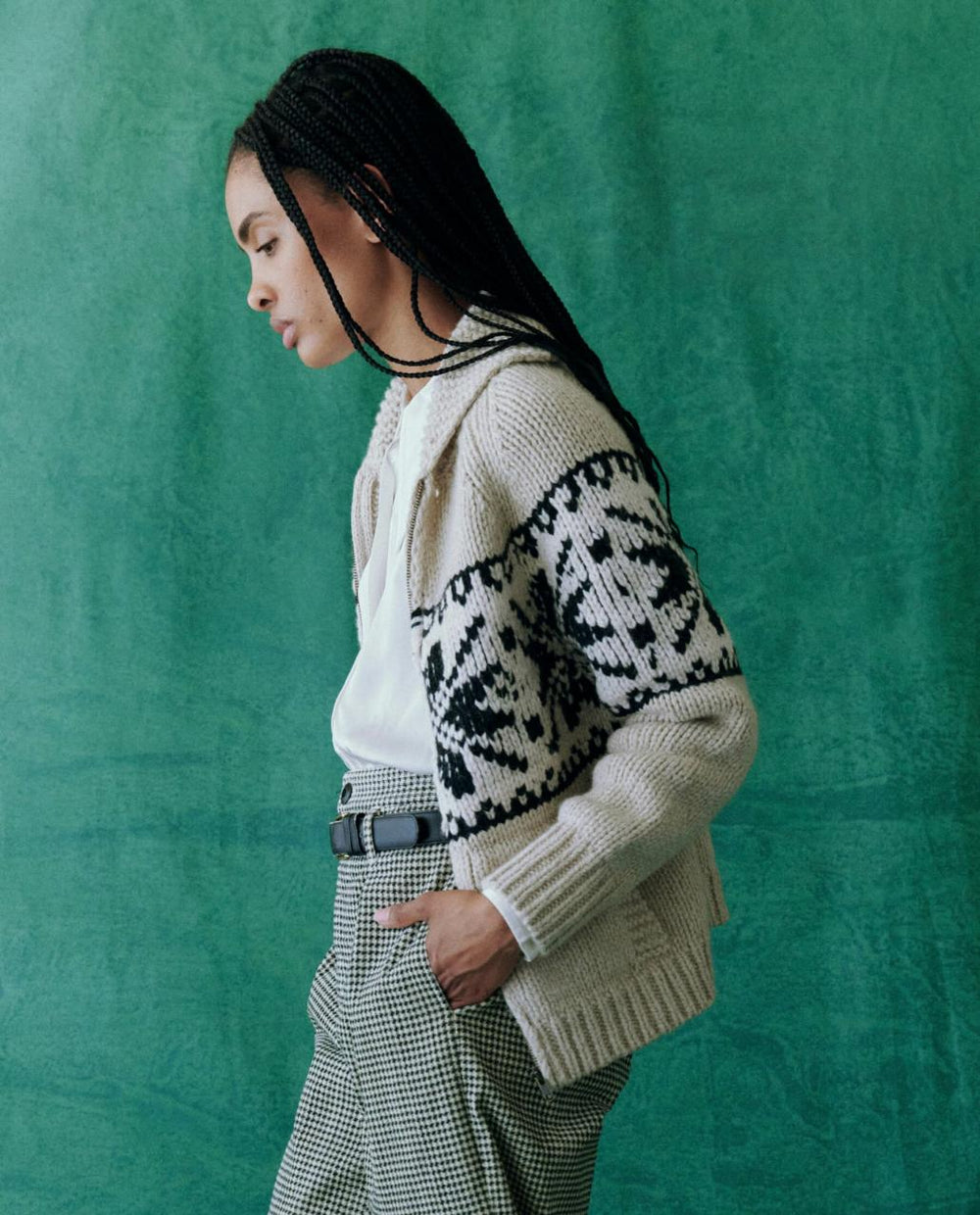 The Great. Sweaters | The Woodshed Cardigan. Chicory - Women