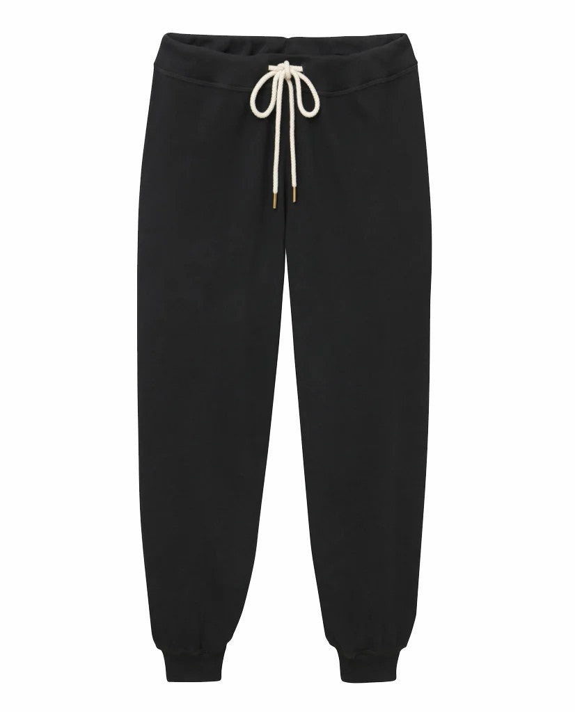 The Great. Sweatpants | The Cropped Sweatpant. Almost Black - Women