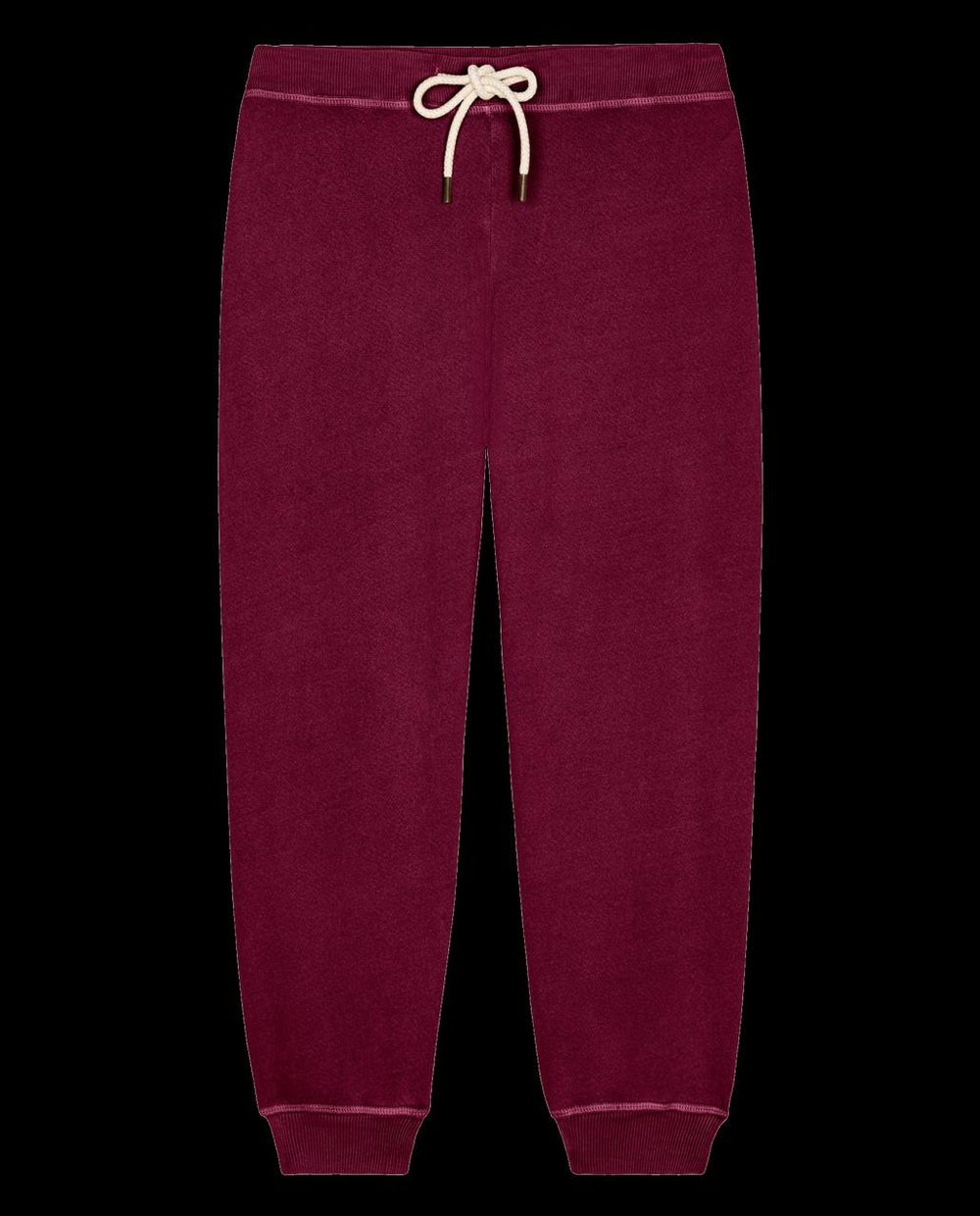 The Great. Sweatpants | The Cropped Sweatpant. Solid Plum - Women
