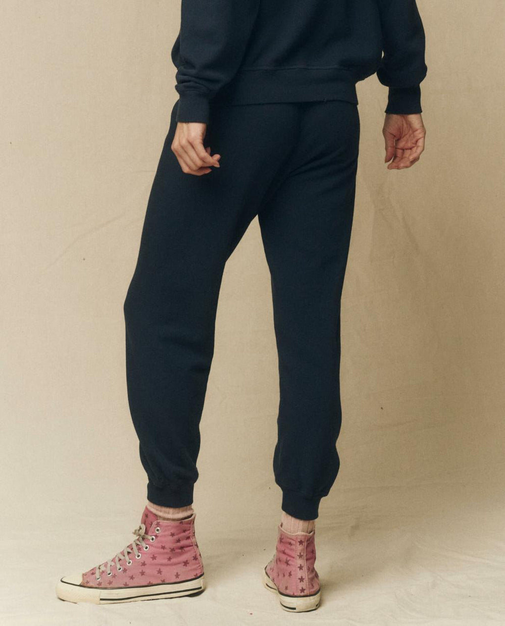 The Great. Sweatpants | The Cropped Sweatpant. Solid True Navy - Women
