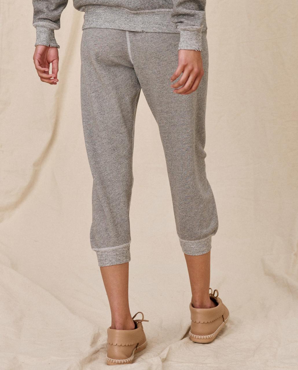 The Great. Sweatpants | The Cropped Sweatpant. Varsity Grey - Women