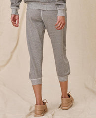 The Great. Sweatpants | The Cropped Sweatpant. Varsity Grey - Women